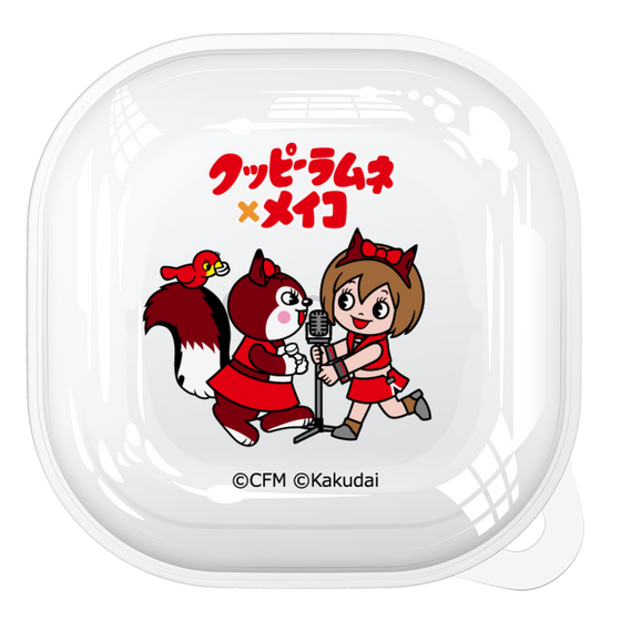 Galaxy Buds2ケース［ 初音ミク×クッピーラムネ - MEIKO×ラム - デフォルメイラスト ］