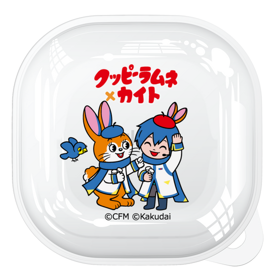 Galaxy Buds2ケース［ 初音ミク×クッピーラムネ - KAITO×クッピー - デフォルメイラスト ］