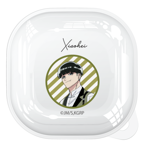Galaxy Buds2ケース［ 九龍ジェネリックロマンス - 菱柄 - 小黒(青年) ］