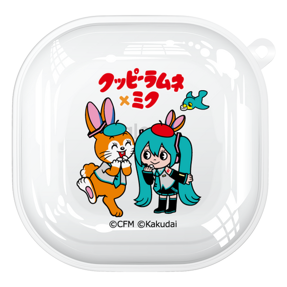 Galaxy Buds Proケース［ 初音ミク×クッピーラムネ - 初音ミク×クッピー - デフォルメイラスト ］