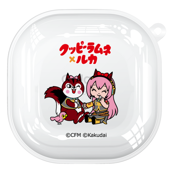Galaxy Buds Proケース［ 初音ミク×クッピーラムネ - 巡音ルカ×ラム - デフォルメイラスト ］