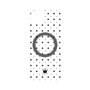 プレミアムパネル with SnapMag［ CASEPLAY Crown dots Black - ケースプレイ・クラウン・ドッツ ブラック ］