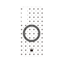 プレミアムパネル with SnapMag［ CASEPLAY Crown dots Black - ケースプレイ・クラウン・ドッツ ブラック ］