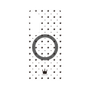 プレミアムパネル with SnapMag［ CASEPLAY Crown dots Black - ケースプレイ・クラウン・ドッツ ブラック ］