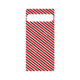 プレミアムパネル with SnapMag［ Small Stripe - Red × Black ］