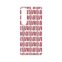 プレミアムパネル with SnapMag［ Nordic - Red ］