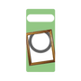 プレミアムパネル with SnapMag［ Photo Frame - Light Green ］