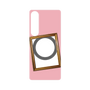 プレミアムパネル with SnapMag［ Photo Frame - Pink ］