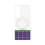 プレミアムパネル with SnapMag［ CASEPLAY Tartan Check - Purple ］