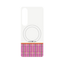 プレミアムパネル with SnapMag［ CASEPLAY Tartan Check - Pink ］