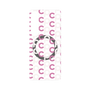プレミアムパネル with SnapMag［ オリジナル - CASEPLAYイニシャル総柄 - ピンク ］