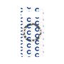 プレミアムパネル with SnapMag［ オリジナル - CASEPLAYイニシャル総柄 - ネイビー ］