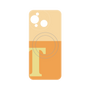 プレミアムパネル with SnapMag［ オリジナル - initial two tone - T orange ］