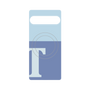 プレミアムパネル with SnapMag［ オリジナル - initial two tone - T blue ］
