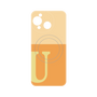 プレミアムパネル with SnapMag［ オリジナル - initial two tone - U orange ］
