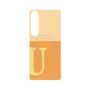 プレミアムパネル with SnapMag［ オリジナル - initial two tone - U orange ］