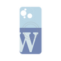 プレミアムパネル with SnapMag［ オリジナル - initial two tone - W blue ］