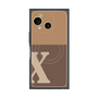 プレミアムパネル with SnapMag［ オリジナル - initial two tone - X brown ］