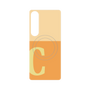 プレミアムパネル with SnapMag［ オリジナル - initial two tone - C orange ］