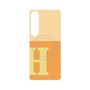 プレミアムパネル with SnapMag［ オリジナル - initial two tone - H orange ］