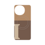 プレミアムパネル with SnapMag［ オリジナル - initial two tone - I brown ］
