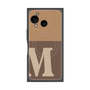 プレミアムパネル with SnapMag［ オリジナル - initial two tone - M brown ］