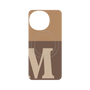 プレミアムパネル with SnapMag［ オリジナル - initial two tone - M brown ］