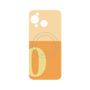 プレミアムパネル with SnapMag［ オリジナル - initial two tone - O orange ］