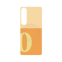 プレミアムパネル with SnapMag［ オリジナル - initial two tone - O orange ］
