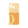 プレミアムパネル with SnapMag［ オリジナル - initial two tone - Q orange ］