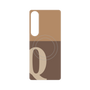 プレミアムパネル with SnapMag［ オリジナル - initial two tone - Q brown ］