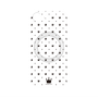 プレミアムパネル with SnapMag［ CASEPLAY Crown dots Black - ケースプレイ・クラウン・ドッツ ブラック ］
