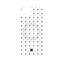 プレミアムパネル with SnapMag［ CASEPLAY Crown dots Black - ケースプレイ・クラウン・ドッツ ブラック ］