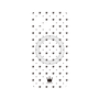 プレミアムパネル with SnapMag［ CASEPLAY Crown dots Black - ケースプレイ・クラウン・ドッツ ブラック ］