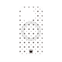 プレミアムパネル with SnapMag［ CASEPLAY Crown dots Black - ケースプレイ・クラウン・ドッツ ブラック ］