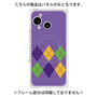 プレミアムパネル with SnapMag［ Nordic Argyle - Purple ］