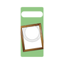 プレミアムパネル with SnapMag［ Photo Frame - Light Green ］