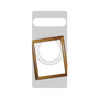プレミアムパネル with SnapMag［ Photo Frame - Light Gray ］