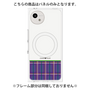 プレミアムパネル with SnapMag［ CASEPLAY Tartan Check - Purple ］