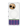 プレミアムパネル with SnapMag［ CASEPLAY Tartan Check - Purple ］