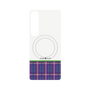 プレミアムパネル with SnapMag［ CASEPLAY Tartan Check - Purple ］
