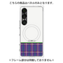 プレミアムパネル with SnapMag［ CASEPLAY Tartan Check - Purple ］