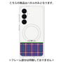 プレミアムパネル with SnapMag［ CASEPLAY Tartan Check - Purple ］