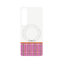 プレミアムパネル with SnapMag［ CASEPLAY Tartan Check - Pink ］