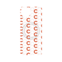 プレミアムパネル with SnapMag［ オリジナル - CASEPLAYイニシャル総柄 - オレンジ ］