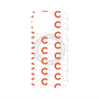 プレミアムパネル with SnapMag［ オリジナル - CASEPLAYイニシャル総柄 - オレンジ ］