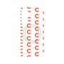 プレミアムパネル with SnapMag［ オリジナル - CASEPLAYイニシャル総柄 - オレンジ ］