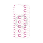 プレミアムパネル with SnapMag［ オリジナル - CASEPLAYイニシャル総柄 - ピンク ］