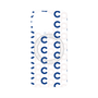プレミアムパネル with SnapMag［ オリジナル - CASEPLAYイニシャル総柄 - ネイビー ］