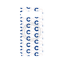 プレミアムパネル with SnapMag［ オリジナル - CASEPLAYイニシャル総柄 - ネイビー ］